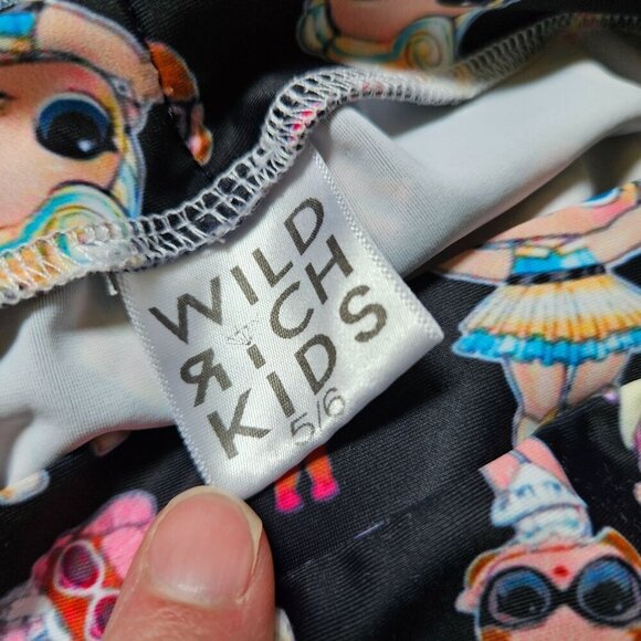 Wild Rich Kids Swim Suit Girls Size 5 6 LOL Doll 2 Piece Bathing Tankini - Picture 9 of 10